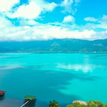 Regresó el color turquesa a las aguas del Lago de Coatepeque