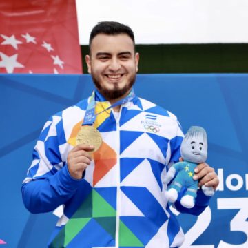 Israel Gutiérrez gana primer medalla de oro para El Salvador en Juegos San Salvador 2023