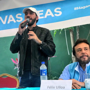 Presidente Nayib Bukele y Vicepresidente Félix Ulloa están inscritos para las elecciones 2024