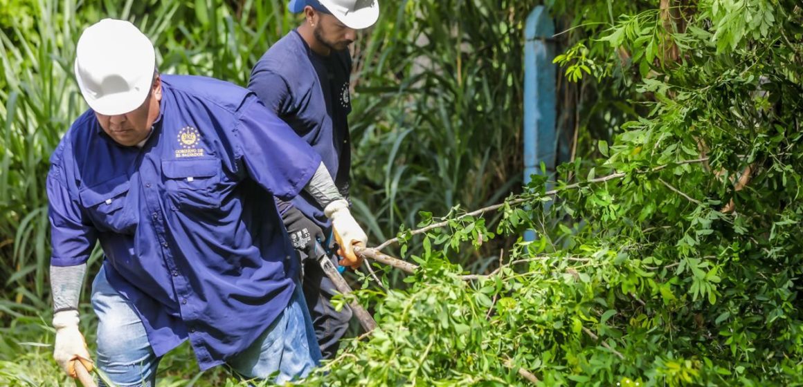 Gobierno de El Salvador realiza jornadas de mitigación y prevención de riesgos ante lluvias