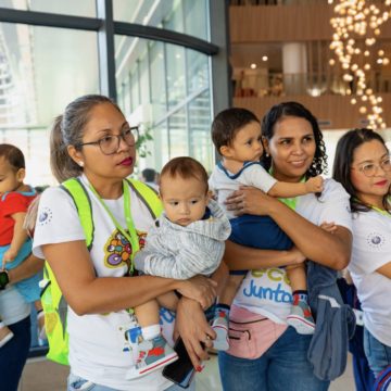 BINAES recibe a más de 100 niños del Hogar San Vicente de Paul