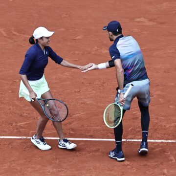 Marcelo Arévalo se despide de dobles mixto en Roland Garros