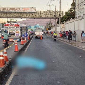 Mujer muere tras ser atropellada en la avenida Peralta
