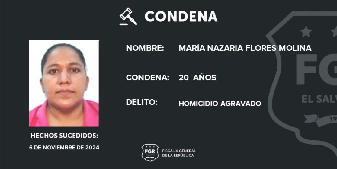 Mujer es condenada a 20 años de prisión por asesinato de odontóloga en San Miguel