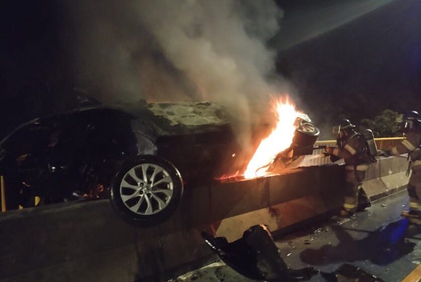 Una persona murió calcinada tras incendio de vehículo en San Miguel