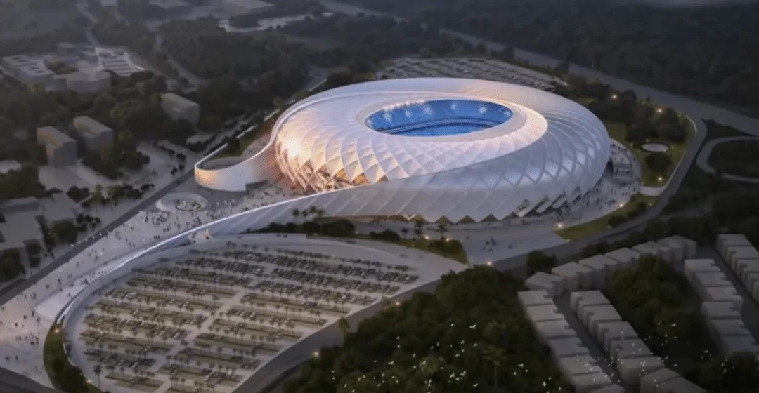 Así avanza la construcción del nuevo Estadio Nacional de El Salvador