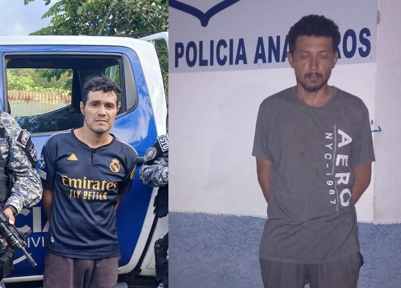 Capturan a dos homicidas en hechos ocurridos en San Marcos y Anamorós