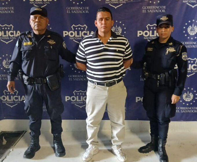 Capturan a “Crazy”, peligroso pandillero de la MS13 en Santa Tecla
