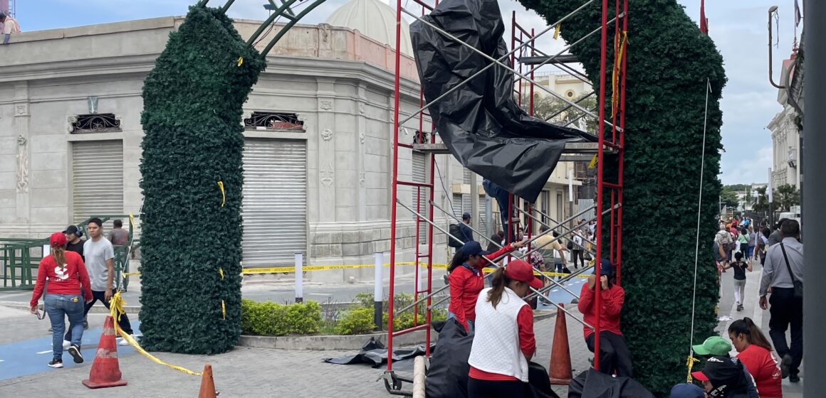 Avanzan los preparativos para la Villa Navideña en el Centro Histórico