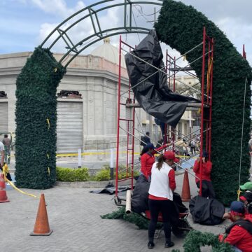 Avanzan los preparativos para la Villa Navideña en el Centro Histórico