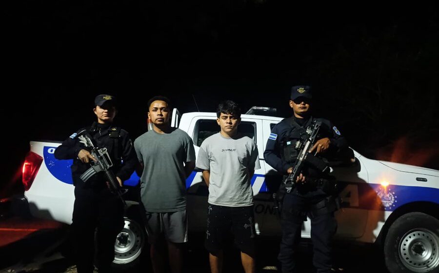 Capturan a dos hombres por homicidio con móvil pasional en San Vicente