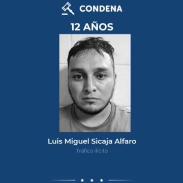 Condenan a 12 años de prisión a guatemalteco por tráfico de droga en Ahuachapán