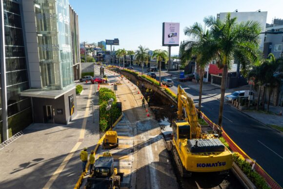 Avanzan obras de mitigación en la Zona Rosa, advierte Obras Públicas