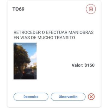 Multan con $300 a conductor por detenerse a bajar mangos en plena carretera Panamericana
