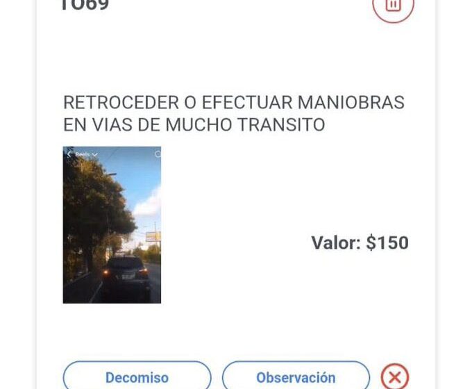 Multan con $300 a conductor por detenerse a bajar mangos en plena carretera Panamericana